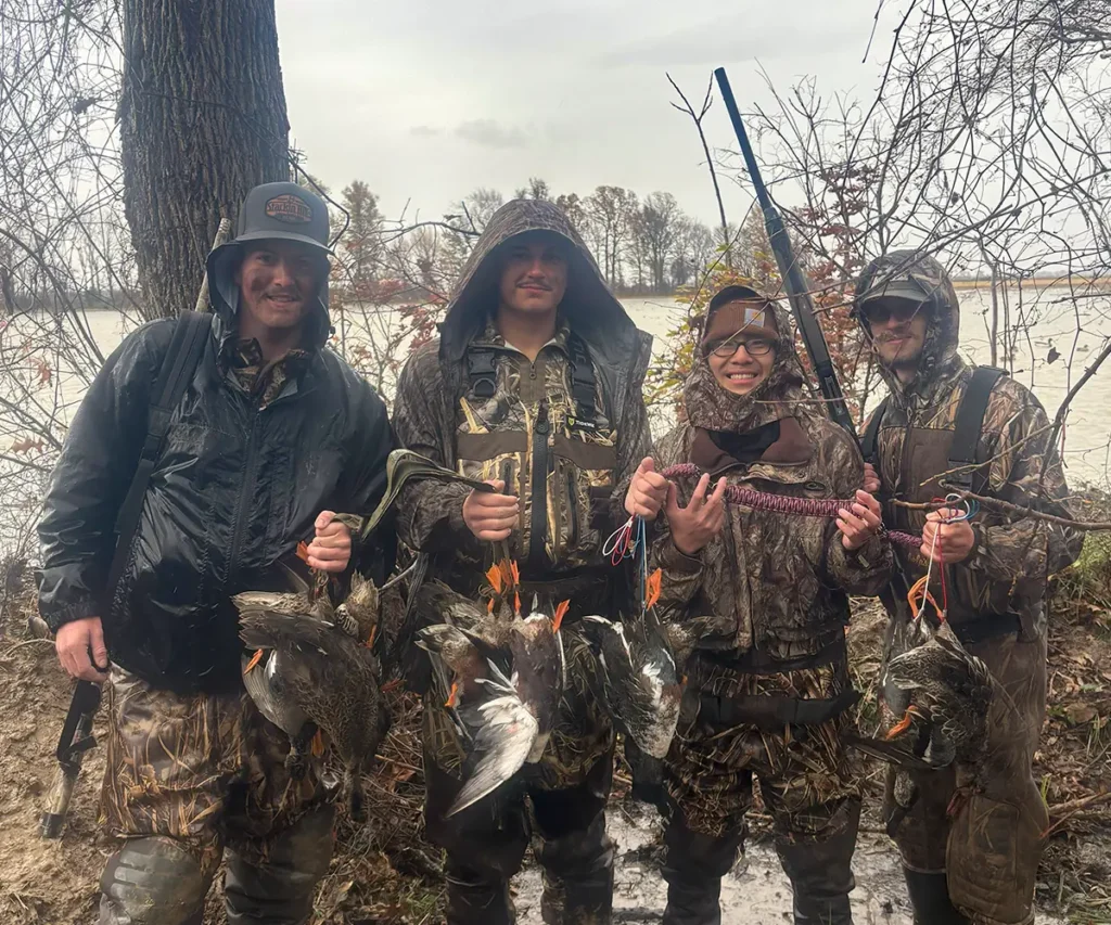 group of waterfowl hunters