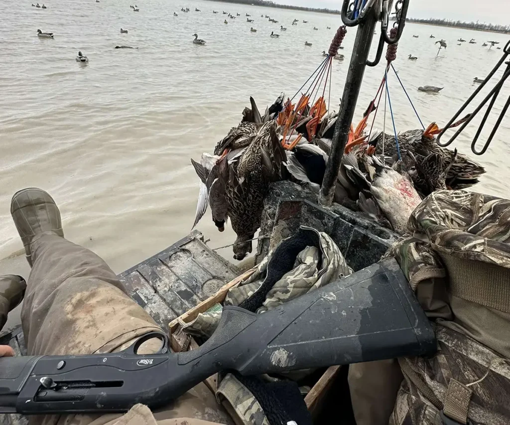 hunting waterfowl using decoys